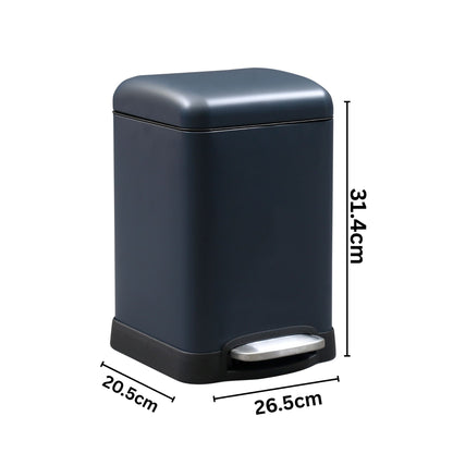 Scava Stainless Steel Soft Close Peddle Dustbins 6 Litre - Pano