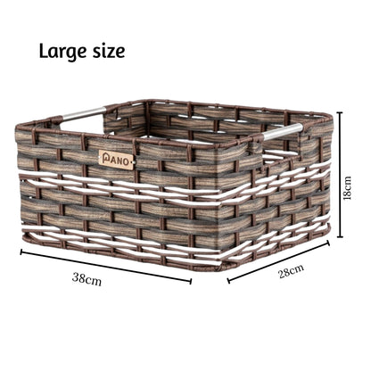 Wicker Storage Oliver Basket | Storage Organiser  - Pano