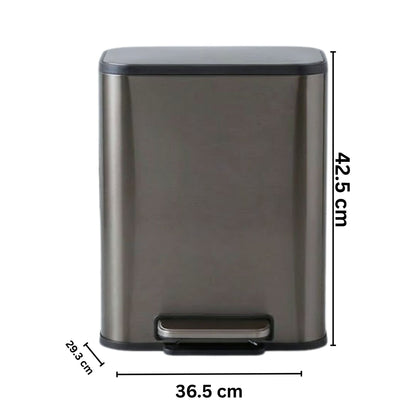 Binova Stainless Steel Soft Close Peddle Dustbins - Pano