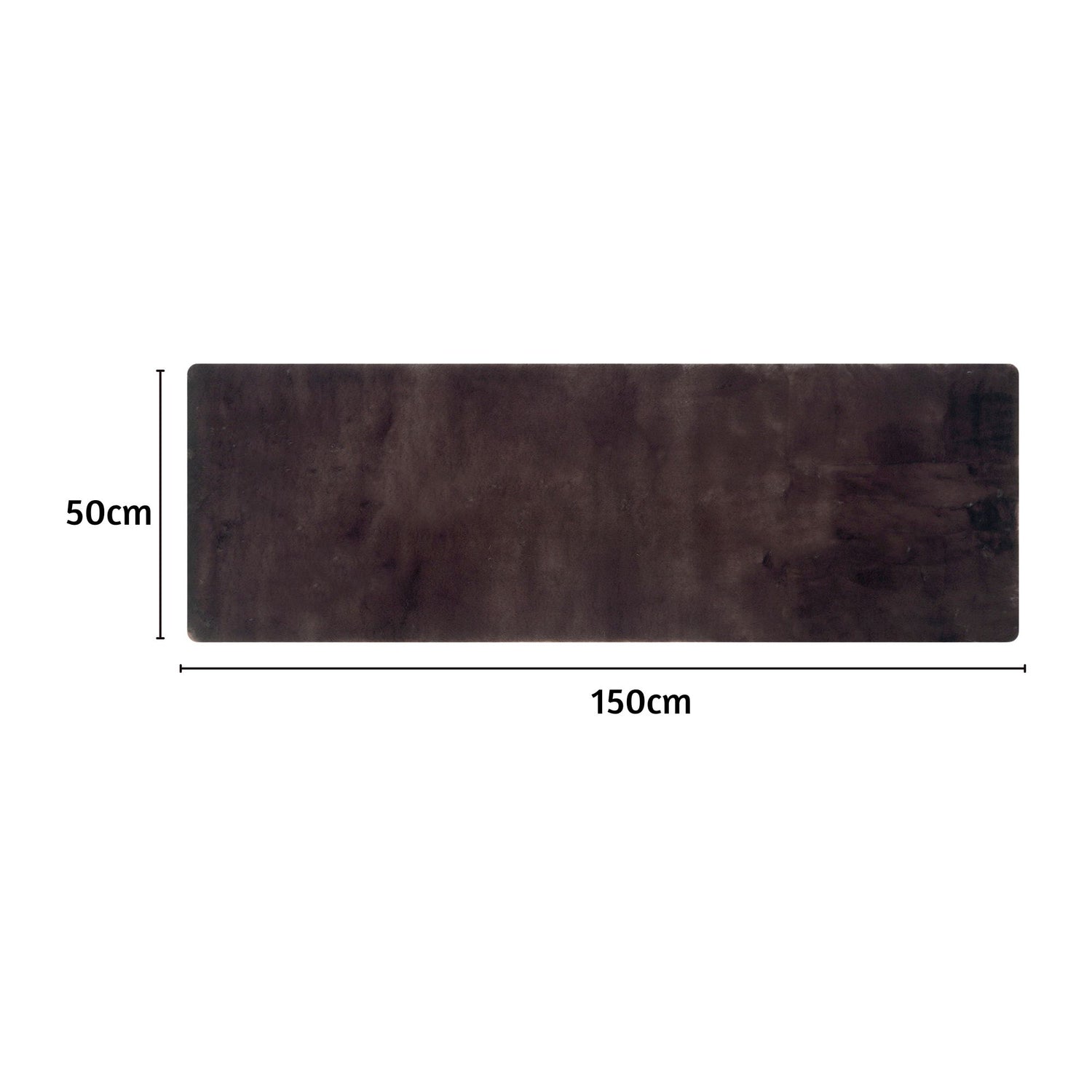 Cashmere Rabbit Fur Anti Skid Fur Bathmat - Pano