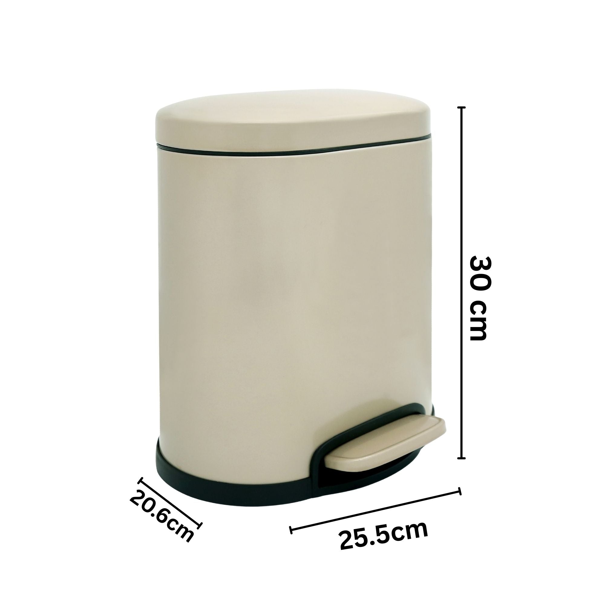 Masa Stainless Steel Soft Close Peddle Dustbins 5 Litre - Pano