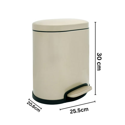 Masa Stainless Steel Soft Close Peddle Dustbins 5 Litre - Pano