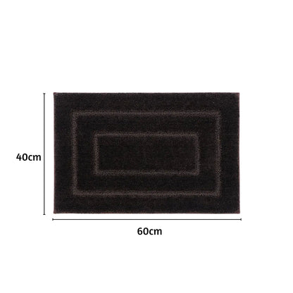 Triple Frame Anti Skid Super Soft Bathmat -Pano
