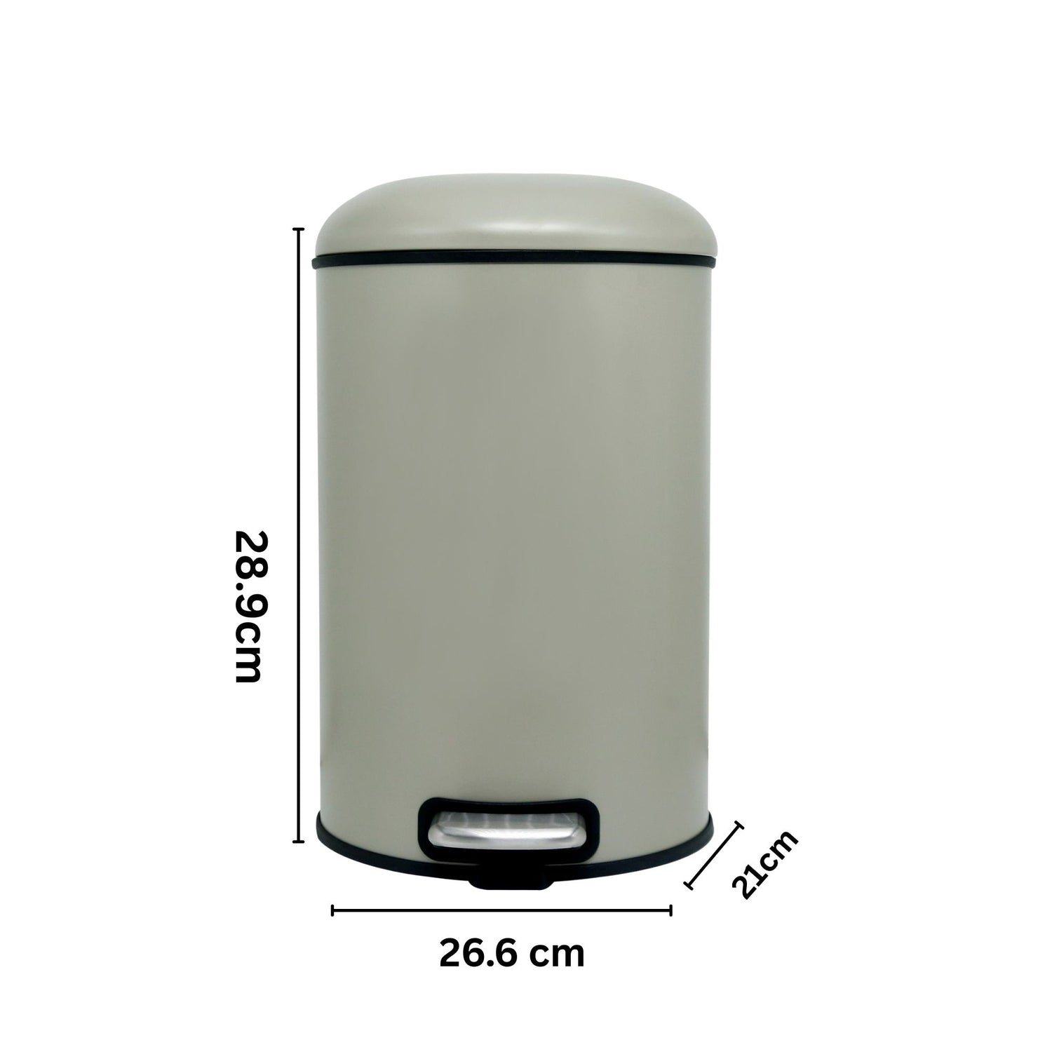 Levante Stainless Steel Soft Close Peddle Dustbins - Pano