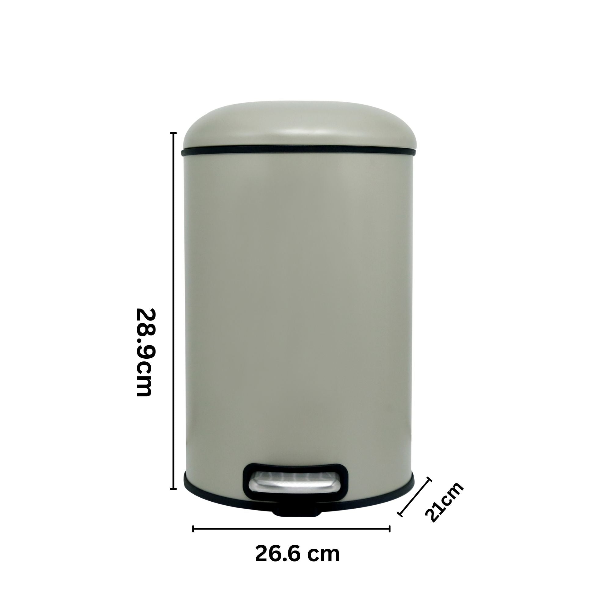 Levante Stainless Steel Soft Close Peddle Dustbins - Pano