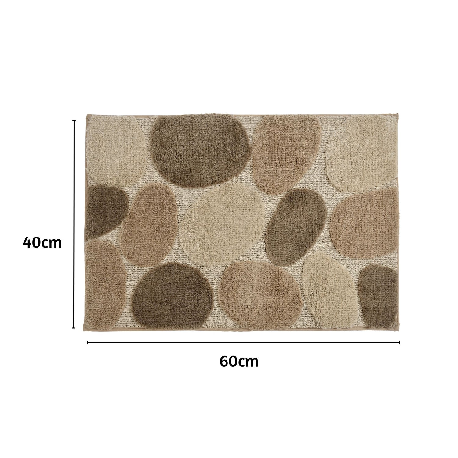 Stone Microfiber Anti Skid Bathmat - Pano
