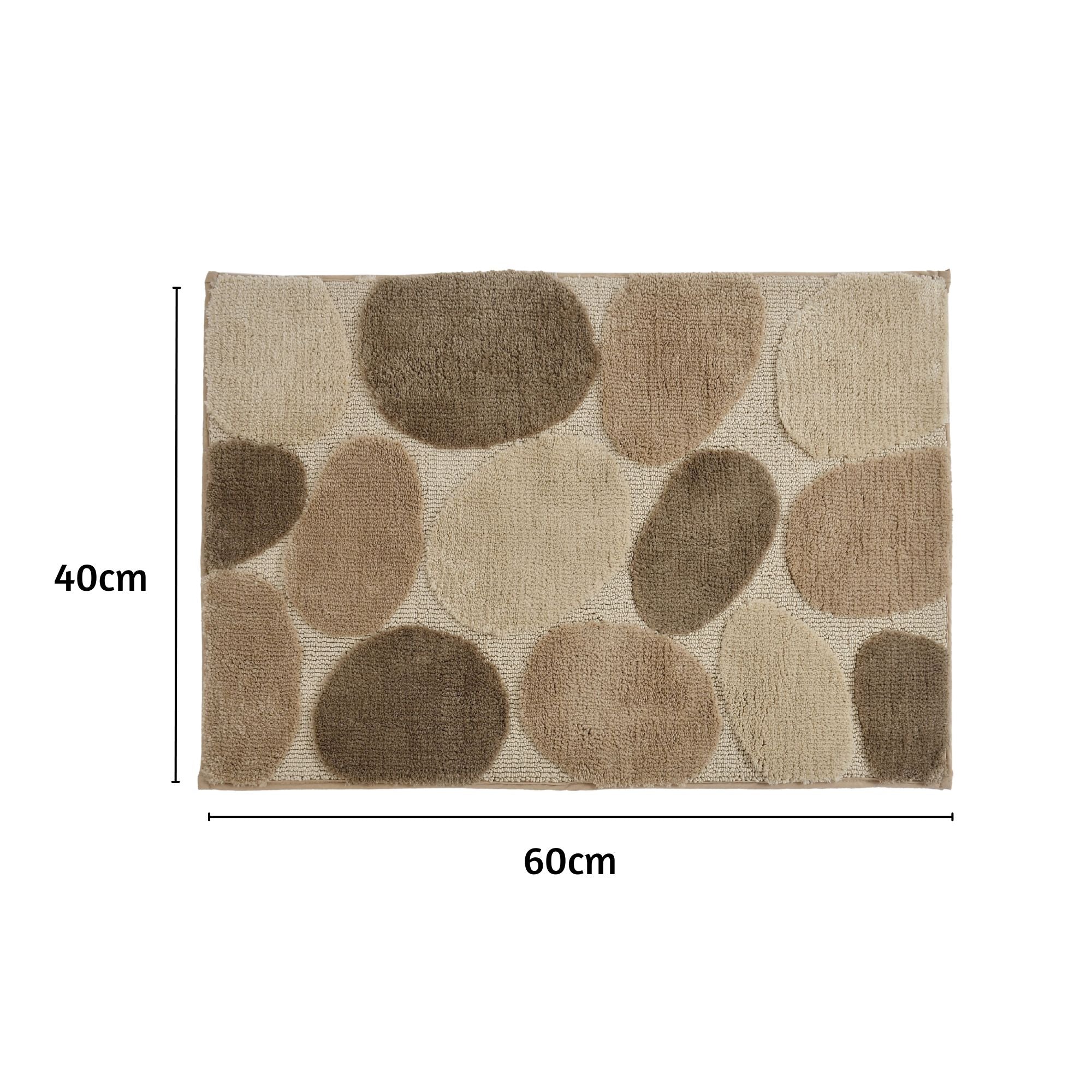 Stone Microfiber Anti Skid Bathmat - Pano