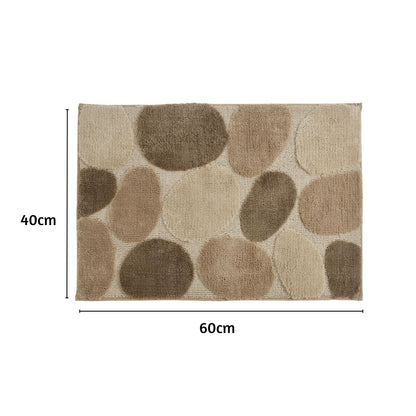 Stone Microfiber Anti Skid Bathmat - Pano