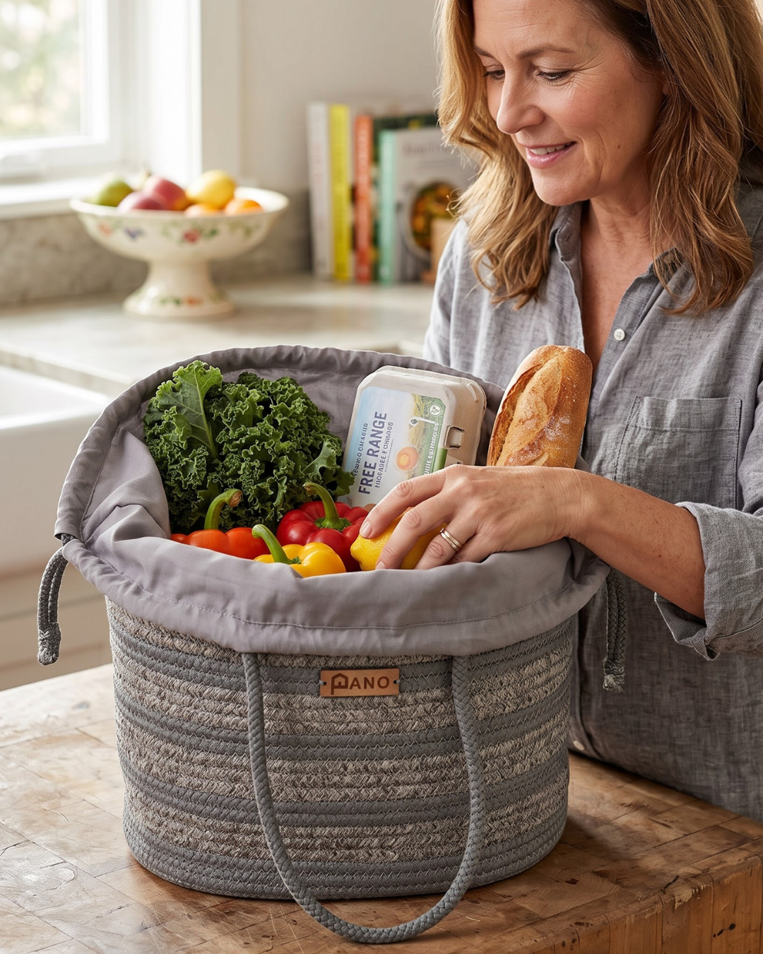 Palermo Multi Purpose Hand Basket - Pano
