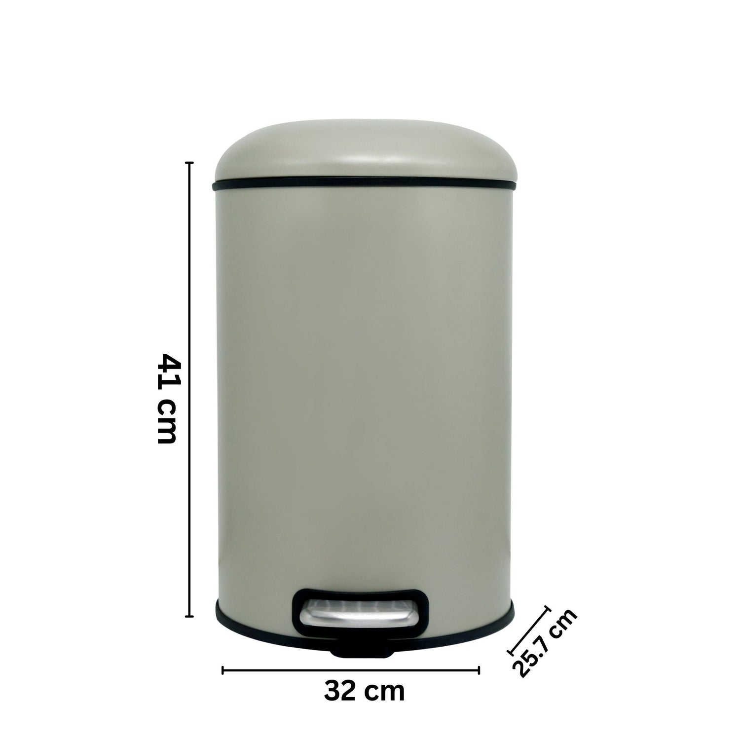 Levante Stainless Steel Soft Close Peddle Dustbins - Pano