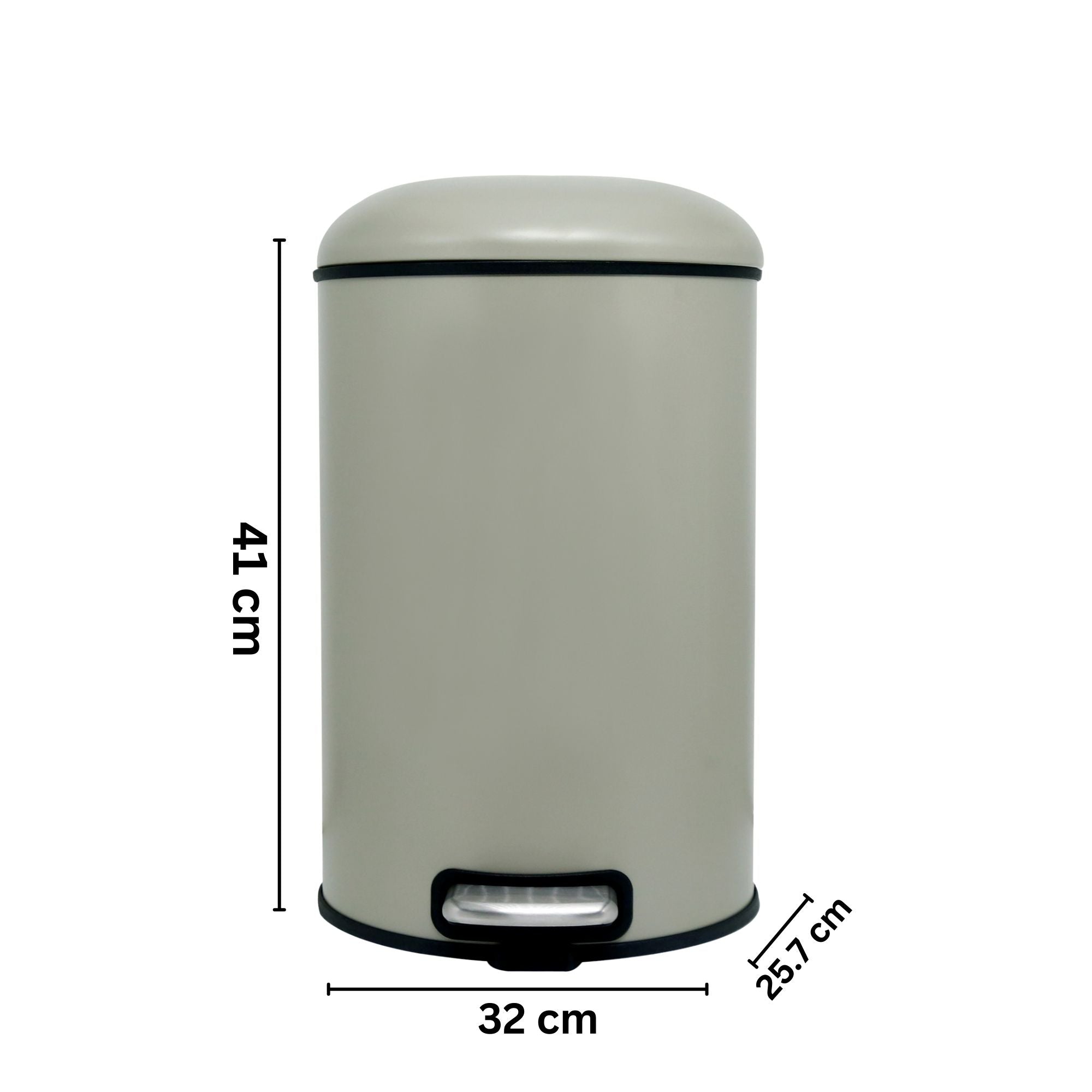 Levante Stainless Steel Soft Close Peddle Dustbins - Pano