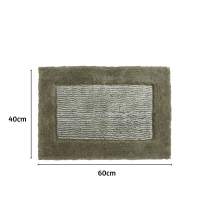 Bold Frame Microfiber Anti Skid Bathmat - Pano