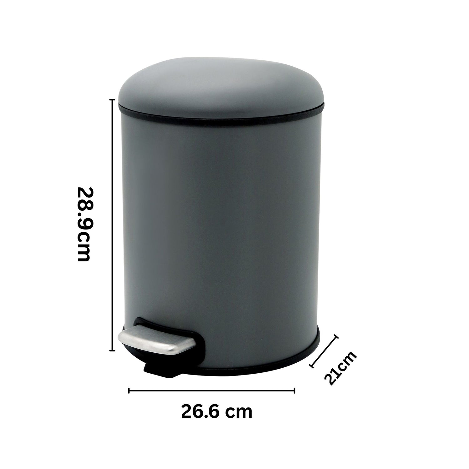 Levante Stainless Steel Soft Close Peddle Dustbins - Pano