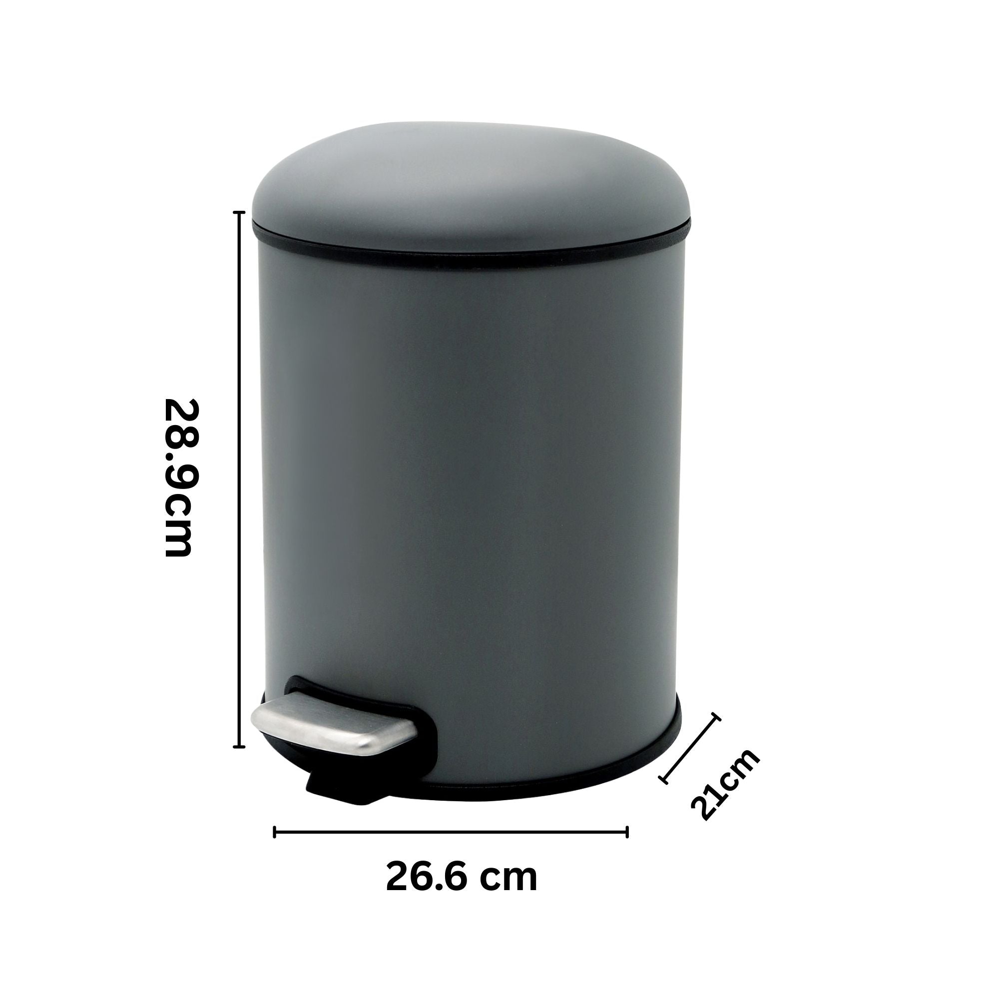 Levante Stainless Steel Soft Close Peddle Dustbins - Pano