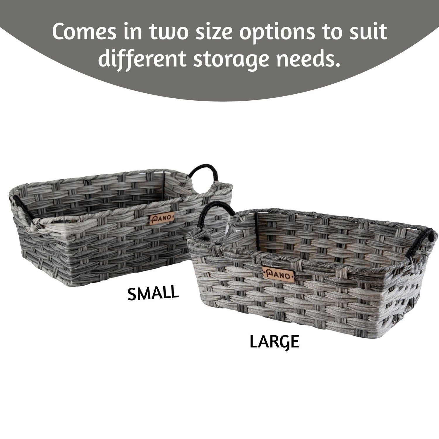 Wicker Kitchen Utility Maxwell Basket | Storage Organiser - Pano