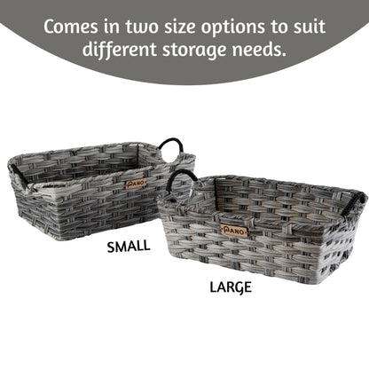 Wicker Kitchen Utility Maxwell Basket | Storage Organiser - Pano