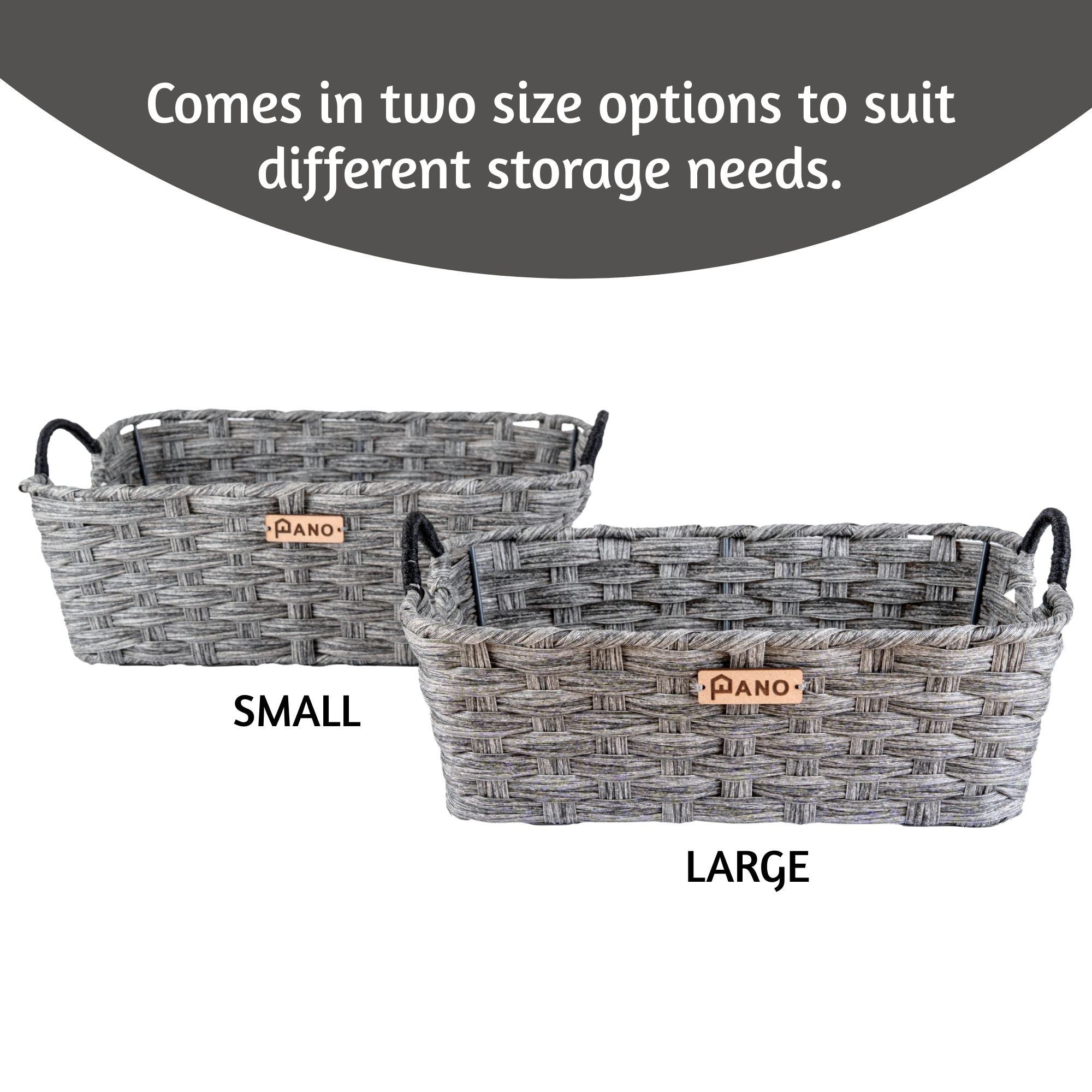 Wicker Kitchen Utility Maxwell Basket | Storage Organiser - Pano