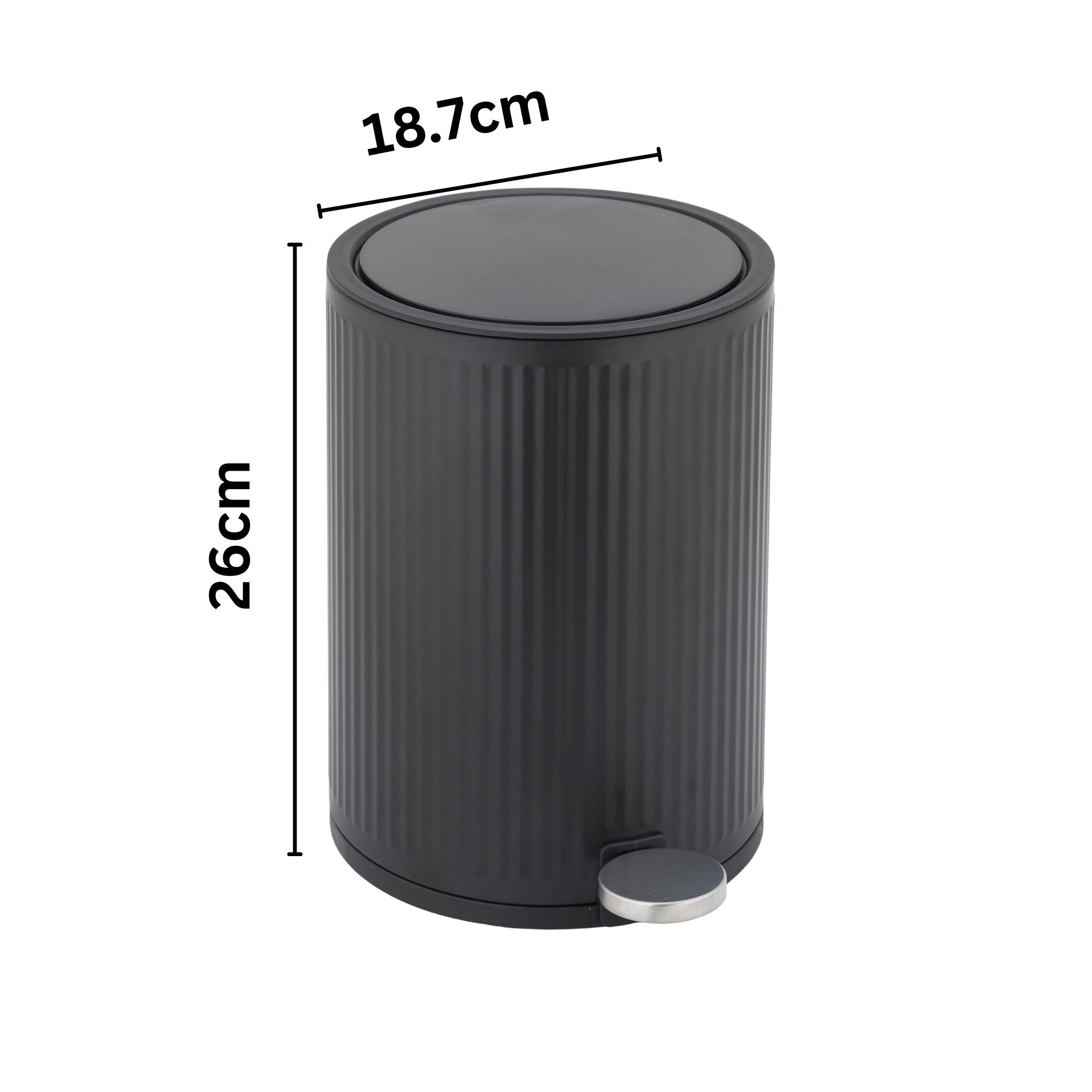 Nexa Stainless Steel Step Bin 3 Litre - Pano