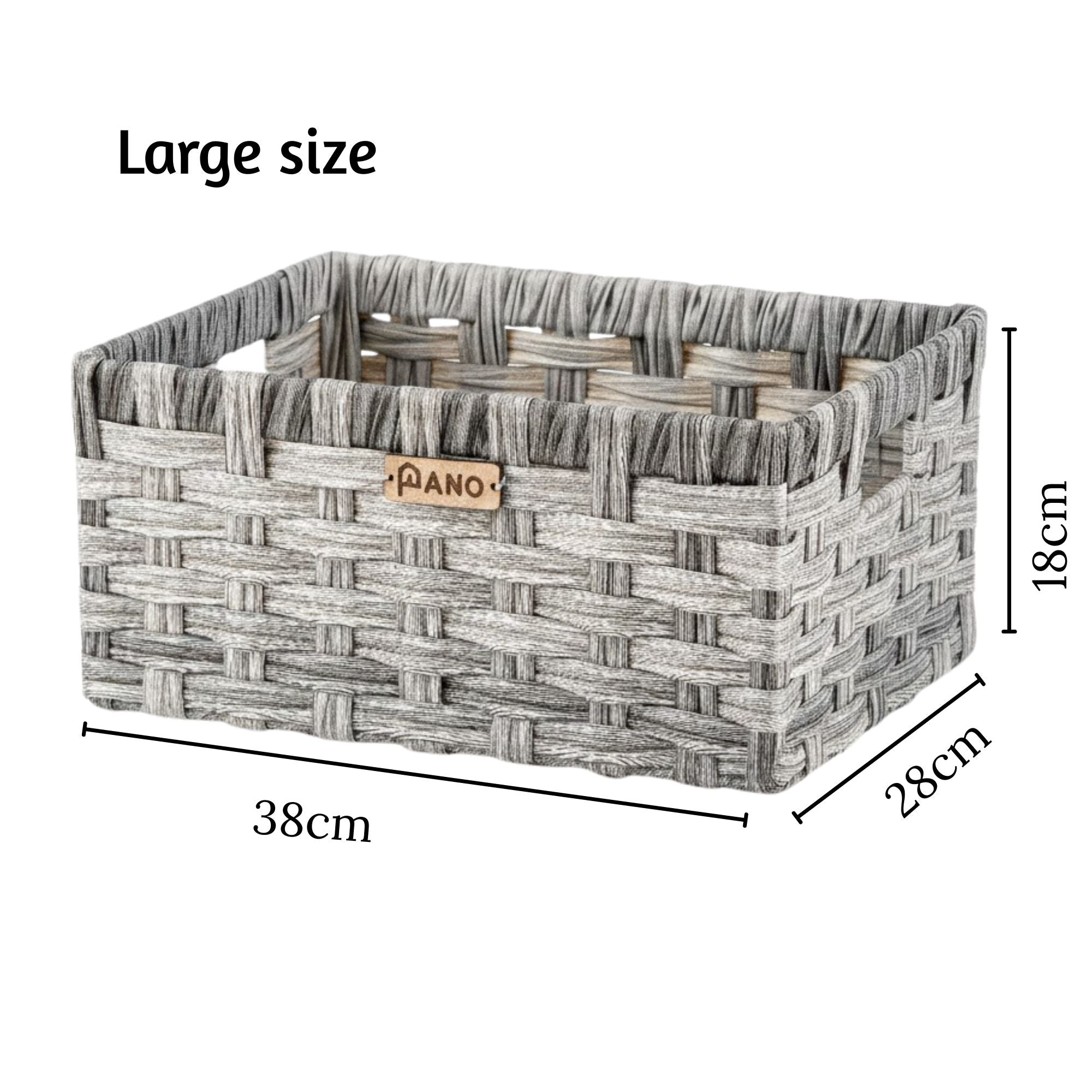 Wicker Storage Leo Basket | Storage Basket - Pano