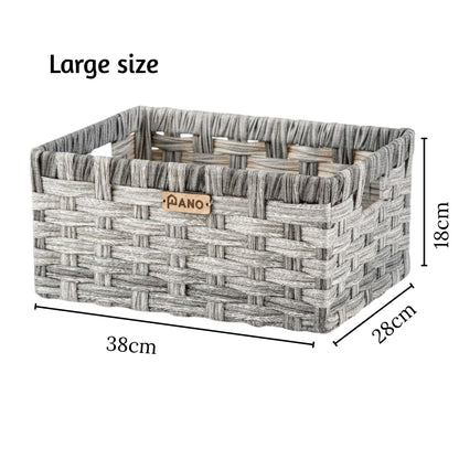 Wicker Storage Leo Basket | Storage Basket - Pano