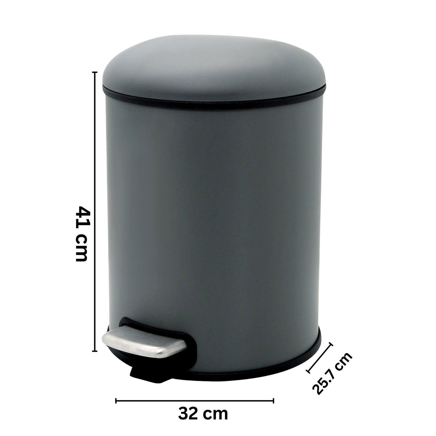 Levante Stainless Steel Soft Close Peddle Dustbins - Pano
