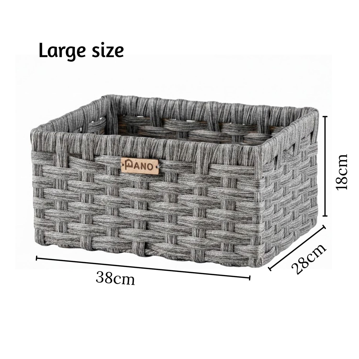 Wicker Storage Leo Basket | Storage Basket - Pano