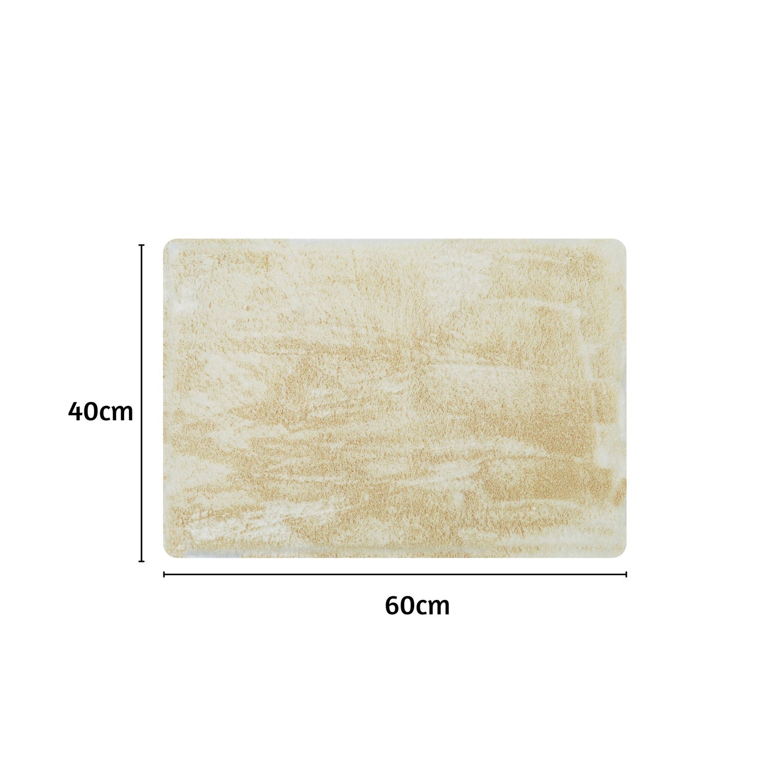 Cashmere Rabbit Fur Anti Skid Fur Bathmat - Pano