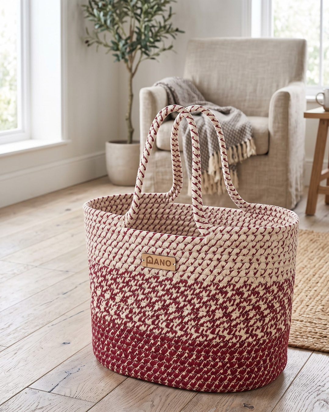 Fiona Multi Purpose Tote Hand Basket - Pano