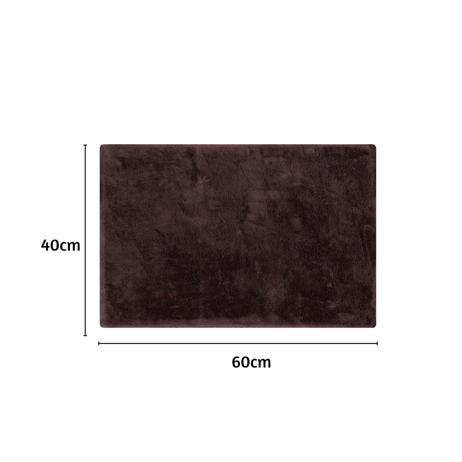 Cashmere Rabbit Fur Anti Skid Fur Bathmat - Pano