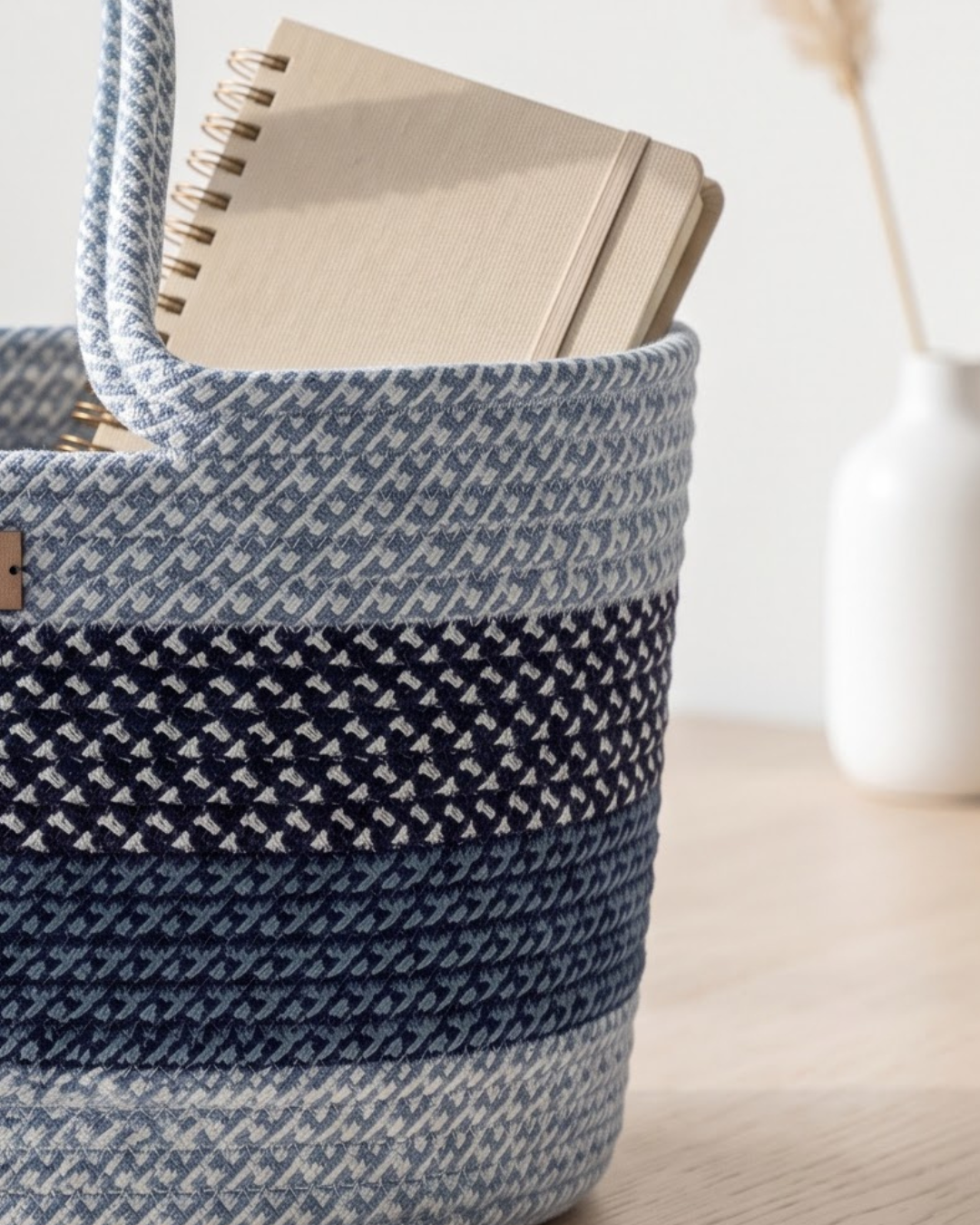 Floris Hand Basket - Navy