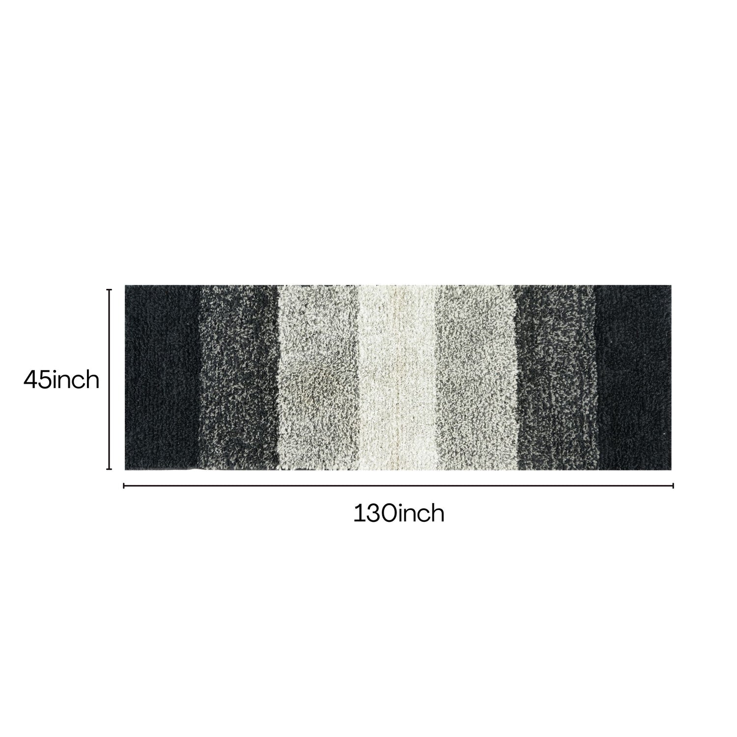 Textured Anti Skid Bathroom Washable Runner -Pano