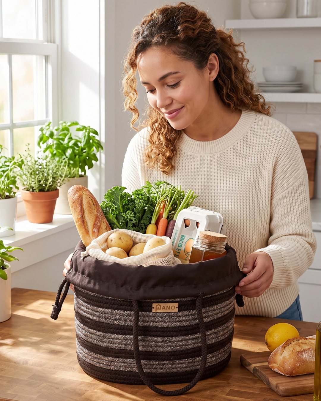 Palermo Multi Purpose Hand Basket - Pano