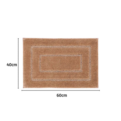 Triple Frame Anti Skid Super Soft Bathmat -Pano