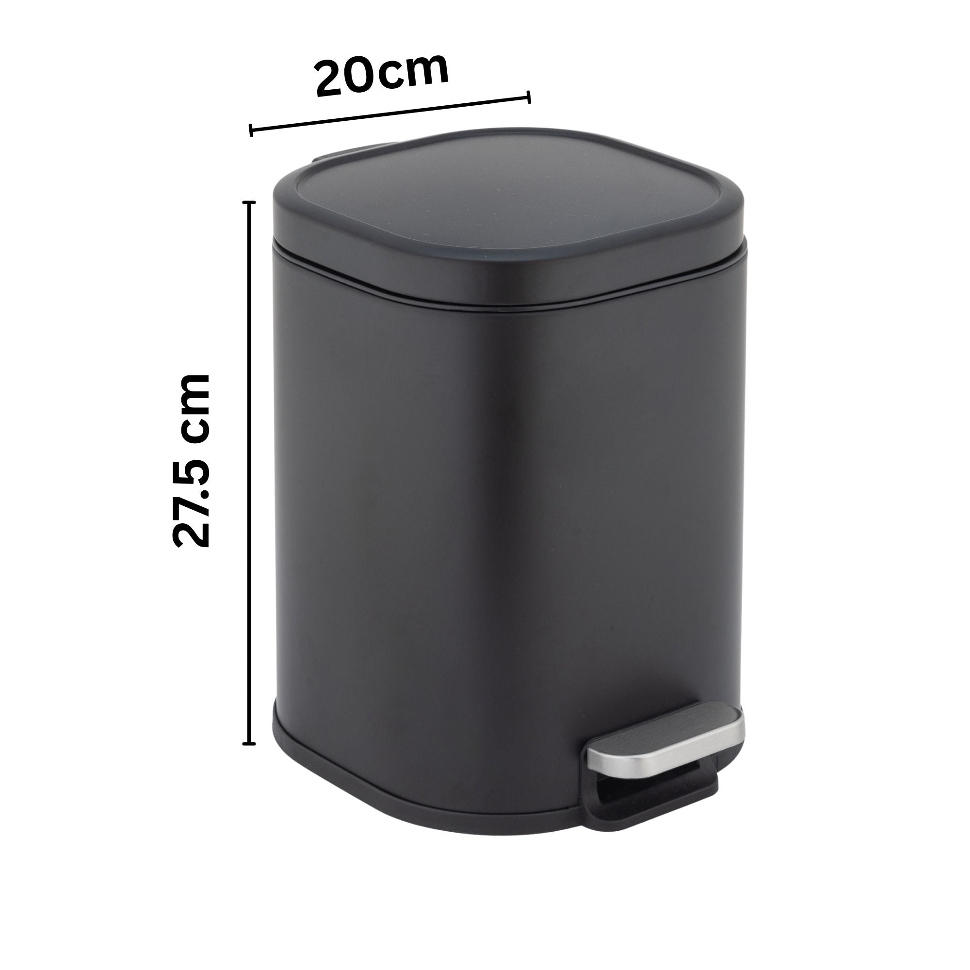 Arlo Stainless Steel Step Bin Trashcan 6 Litre - Pano