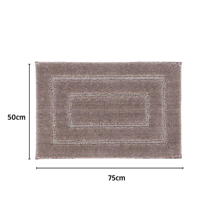 Triple Frame Anti Skid Super Soft Bathmat -Pano