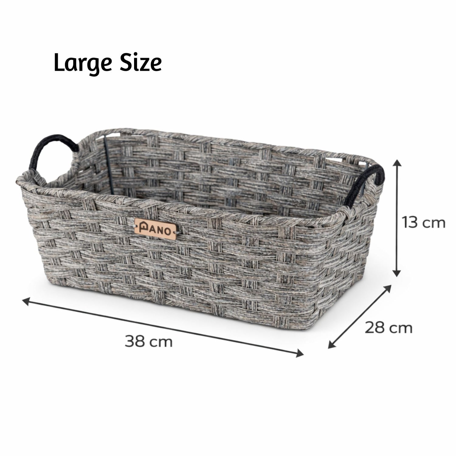 Wicker Kitchen Utility Maxwell Basket | Storage Organiser - Pano