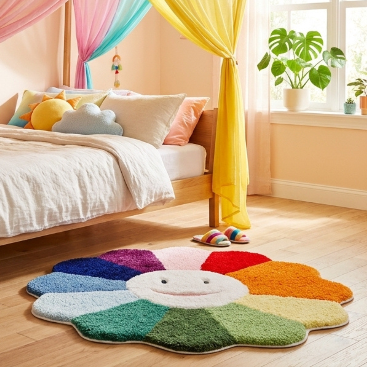 BowBow Rainbow Premium Micro Poly Yarn Multi-Usage Mat - Pano