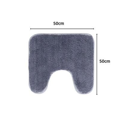 Sophia Anti Skid 2 Pcs Contour Bath Rug - Pano