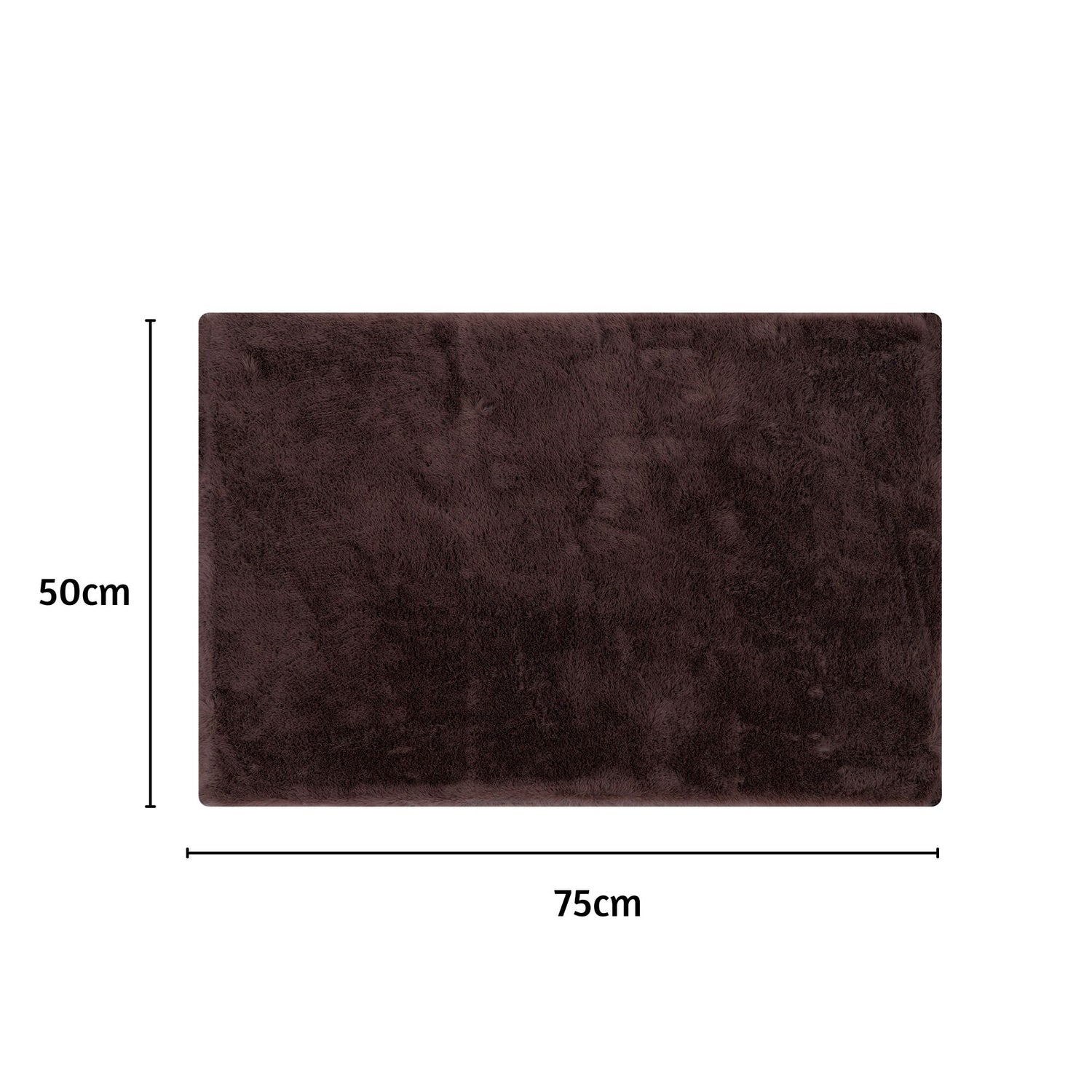 Cashmere Rabbit Fur Anti Skid Fur Bathmat - Pano