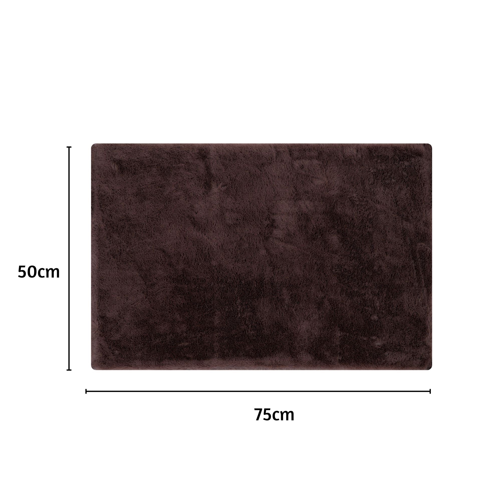 Cashmere Rabbit Fur Anti Skid Fur Bathmat - Pano