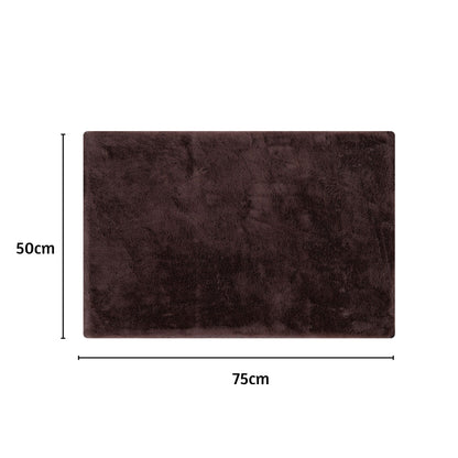 Cashmere Rabbit Fur Anti Skid Fur Bathmat - Pano
