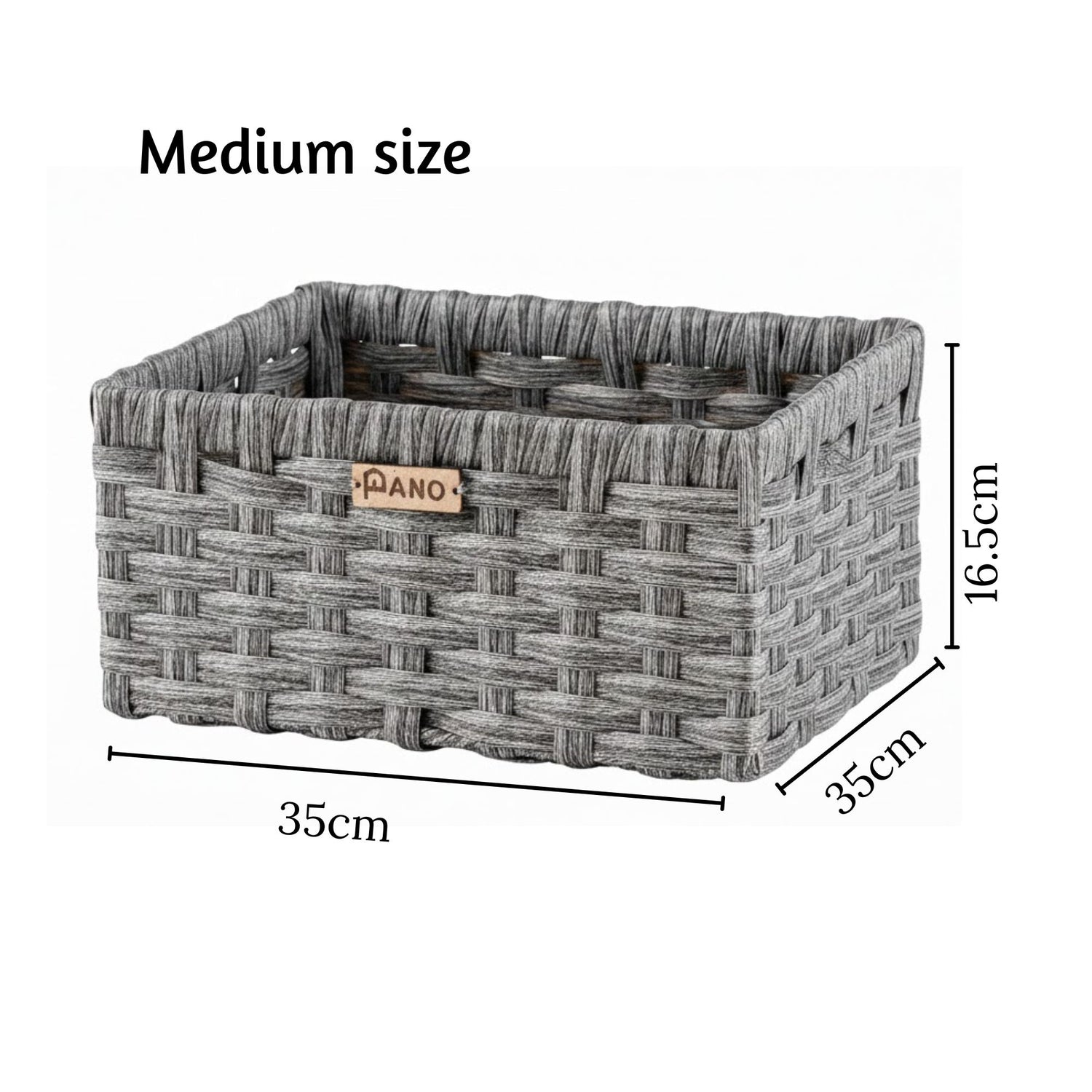 Wicker Storage Leo Basket | Storage Basket - Pano