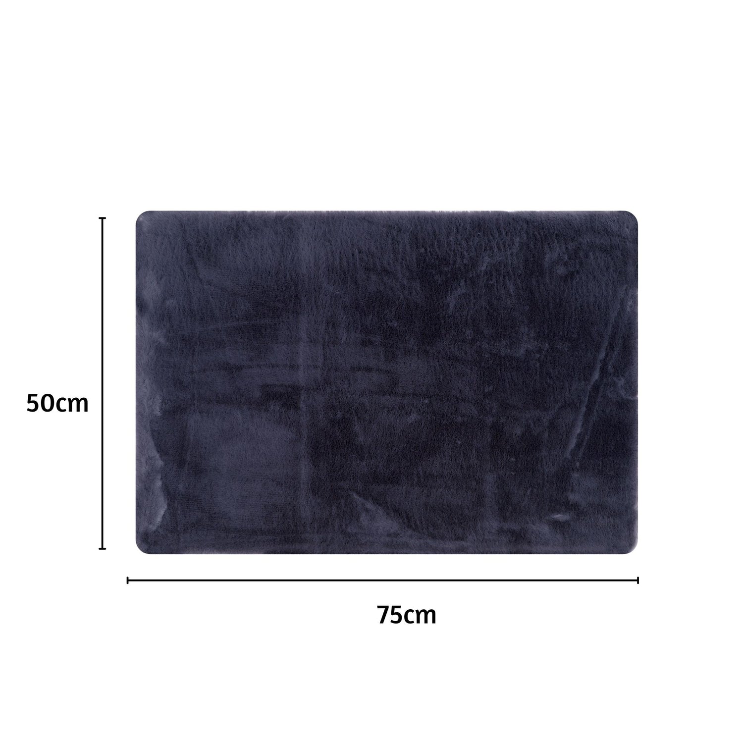 Cashmere Rabbit Fur Anti Skid Fur Bathmat - Pano