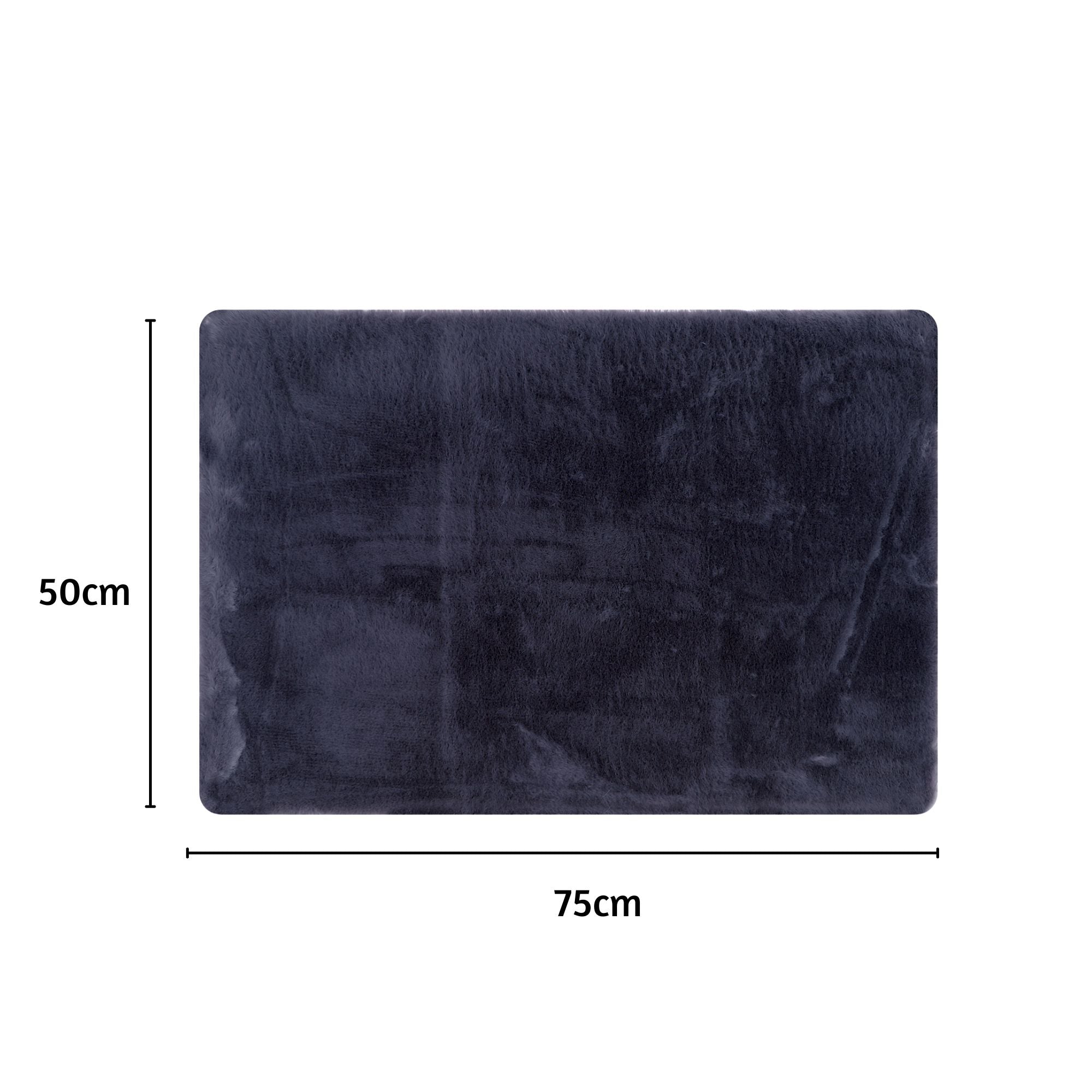 Cashmere Rabbit Fur Anti Skid Fur Bathmat - Pano