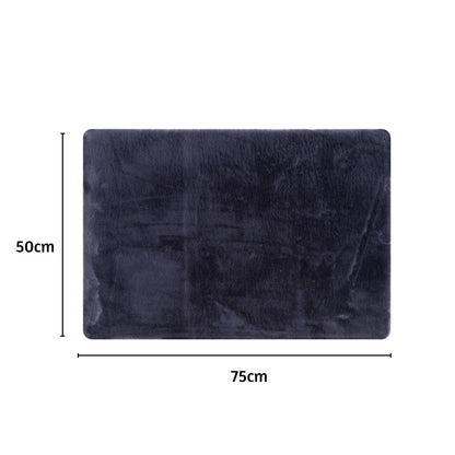 Cashmere Rabbit Fur Anti Skid Fur Bathmat - Pano