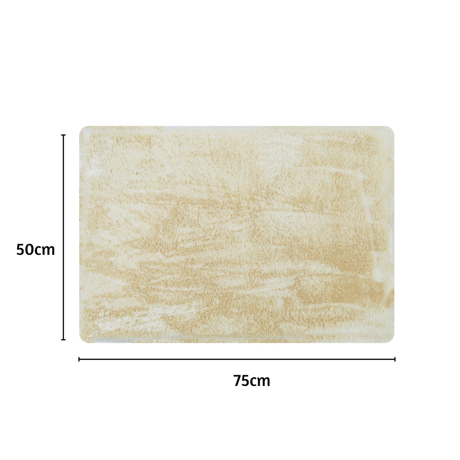 Cashmere Rabbit Fur Anti Skid Fur Bathmat - Pano