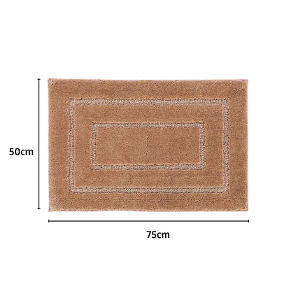Triple Frame Anti Skid Super Soft Bathmat -Pano