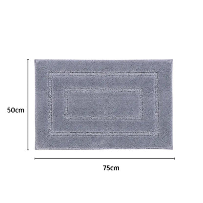 Triple Frame Anti Skid Super Soft Bathmat -Pano