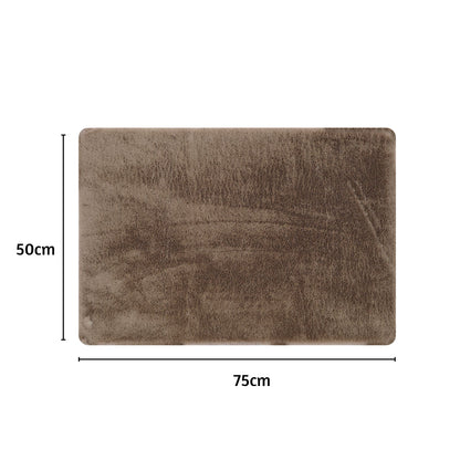 Cashmere Rabbit Fur Anti Skid Fur Bathmat - Pano