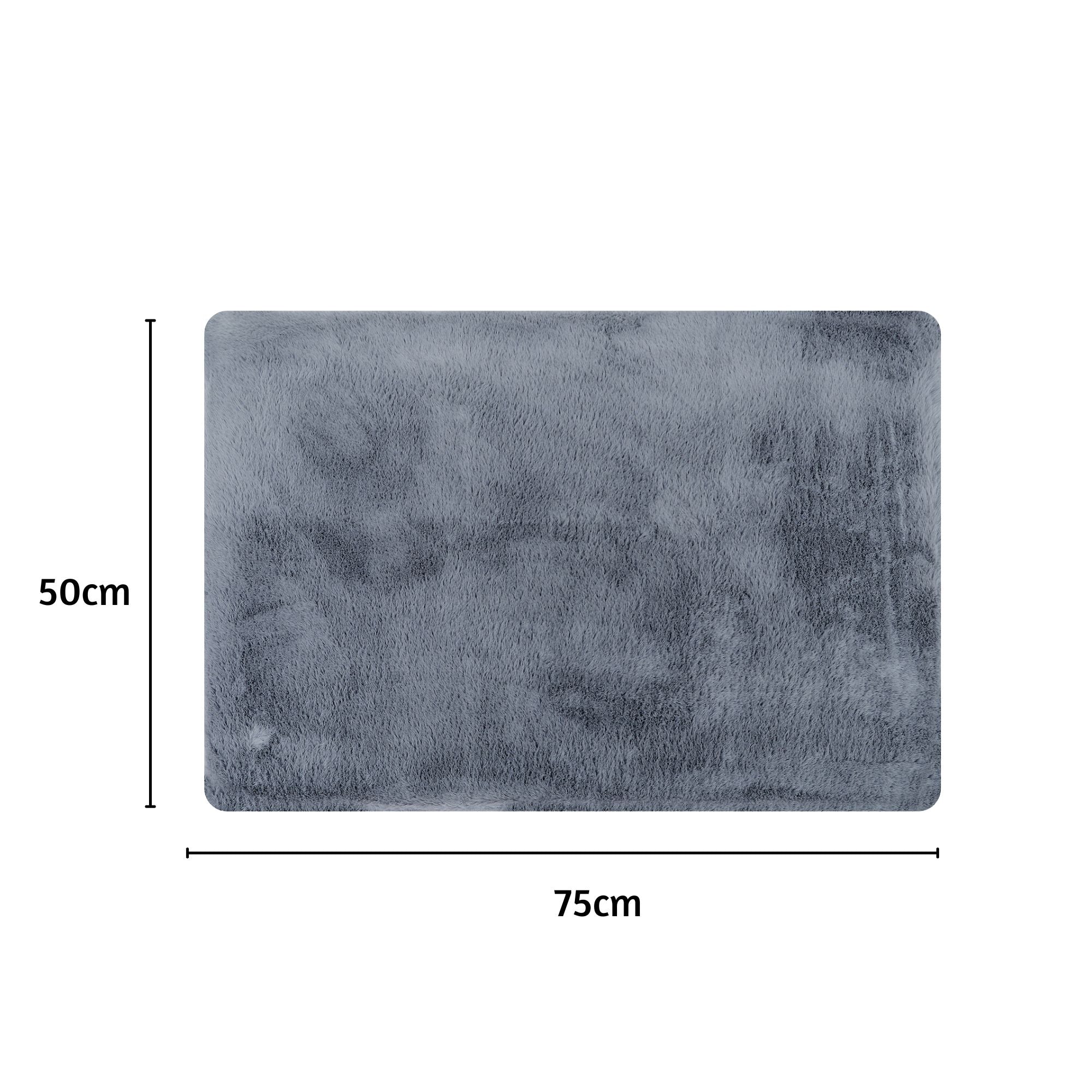 Cashmere Rabbit Fur Anti Skid Fur Bathmat - Pano
